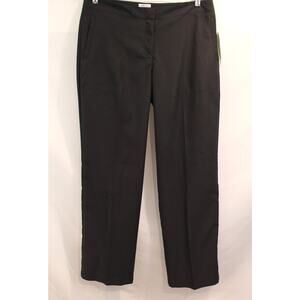 Izod Perform Cool Fit Stretch Pants Womens size 10 Black Pockets Causal Golfing